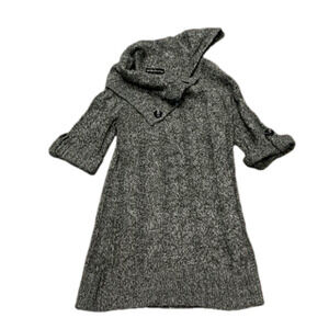 Miss Guided Medium Cable Sweater Grey